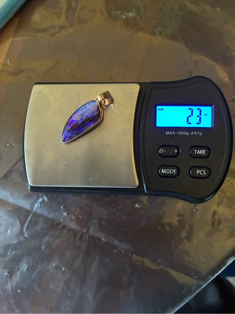 Pipe Opal Pendant (14K Gold) - Picture 5 of 16